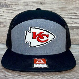 Kansas City Chiefs 3D Snapback Seven-Panel Trucker Hat- Grey/ Black